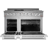 48" Stainless Steel Propane Gas Range with 7.2 cu. ft. Convection Oven & Under Cabinet Hood Bundle SC4811LP RH4801 NXR Store
