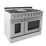 48" Stainless Steel Pro-Style Dual Fuel Range with 7.2 cu.ft. Convection Oven SCD4811 NXR Store