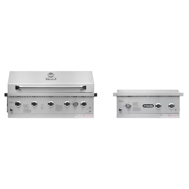Drop Gril NXR 36” 5 Burner Drop in Gas Grill with Rotisserie Burner 740-LS36BI ...