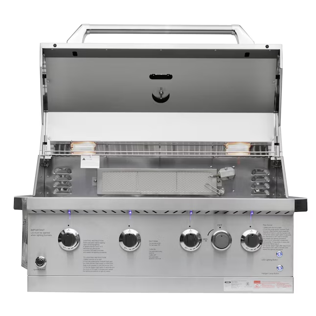 NXR 30” 4 Drop In Burner Gas Grill with Rotisserie Burner