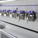 36 Inch Professional Dual Fuel Range with 6 German Tower Burners PRD3651