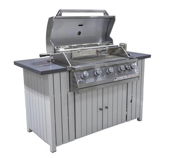 Duro® Drop-In 5-Burner Convertible Island Gas Grill with