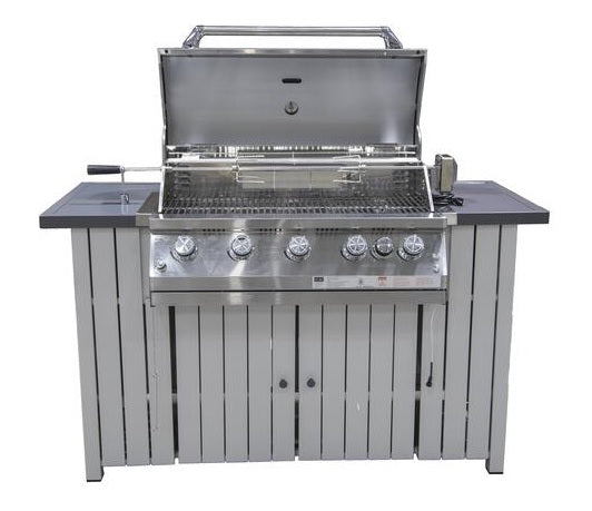 Duro® Drop-In 5-Burner Convertible Island Gas Grill with