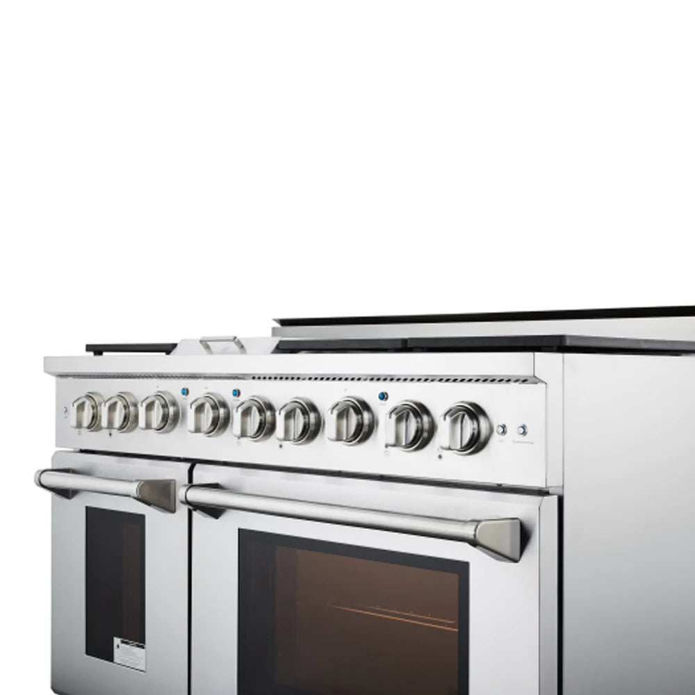 48 Inch Professional Gas Range with 6 German Tower Dual Flow