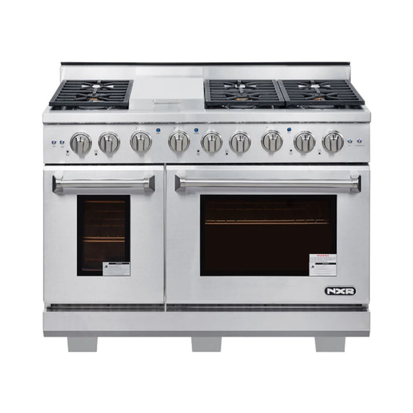 48 Gas Range - 4 Burners and Infrared Dual Griddle