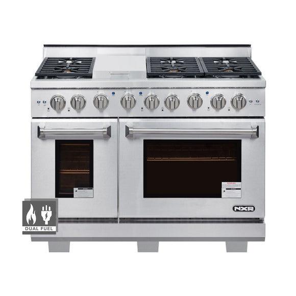 48 Inch Professional Dual Fuel Range with German Tower Burners