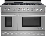 48" Stainless Steel Propane Gas Range with 7.2 cu. ft. Convection Oven & Under Cabinet Hood Bundle SC4811LP RH4801 NXR Store